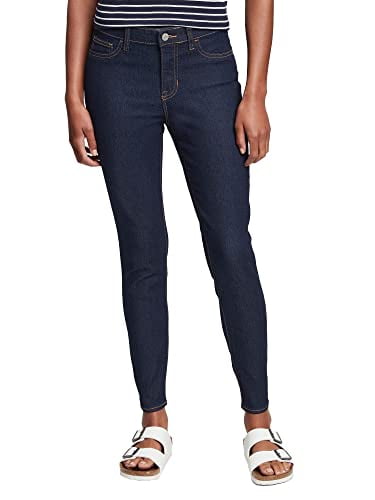 WOMENS MID-RISE FAVORITE JEGGING PANT SIZE WOMEN 32 DARK RINSE