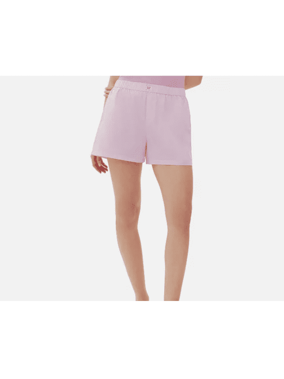 Women's Boxer Sleep Shorts, Lavender Pink Medium