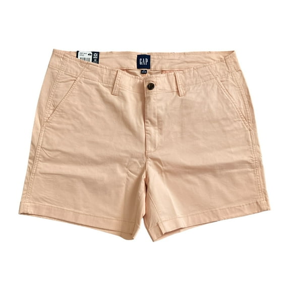GAP Women's Classic Stretch Cotton Pockets 5" Inseam Mid Rise Short, GP004081 (Peach Parfait, 16)