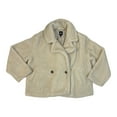 thumbnail image 1 of GAP Women's Double Breasted Look Casual Ultra-Soft Sherpa Jacket, 1 of 1