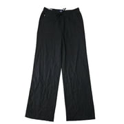 GAP Womens Drawstring Elastic Waist Linen Pull On Pant True Black, XS