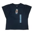 thumbnail image 1 of GAP Women's Eyelet Flutter Short Sleeve Scoop Neck Shirt (Midnight, XL), 1 of 1
