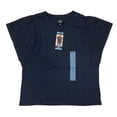thumbnail image 1 of GAP Women's Eyelet Flutter Short Sleeve Scoop Neck Shirt, 1 of 1