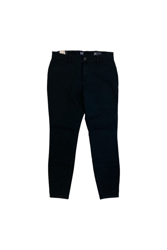 Women's Inseam 29" Comfortable Cotton Stretch Skinny Pant (Black, 8)