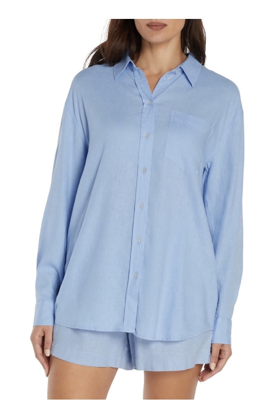 Women's Linen Button Down Shirt