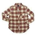 thumbnail image 1 of GAP Women's Long Sleeve Button Down Relaxed Fit Flannel Shirt, 1 of 2