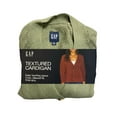 thumbnail image 1 of GAP Women's Long Sleeve Cozy Relaxed Fit Button Up Textured Cardigan (Four Leaf Clover, S), 1 of 1