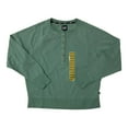 thumbnail image 1 of GAP Women's Long Sleeve Henley French Terry Sweatshirt (Sagebrush Green, S), 1 of 8