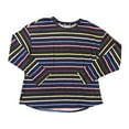 thumbnail image 1 of GAP Women's Long Sleeve Lightweight Crew Neck Slub Jersey Tee (Peacoat Printed Stripe, XXL), 1 of 2