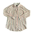 thumbnail image 1 of GAP Women's Long Sleeve Relaxed Fit Linen Collared Button Down Top, 1 of 3