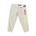 thumbnail image 1 of GAP Women's Mid Rise Elastic Back Button Front Twill Jogger (Birch, S), 1 of 2