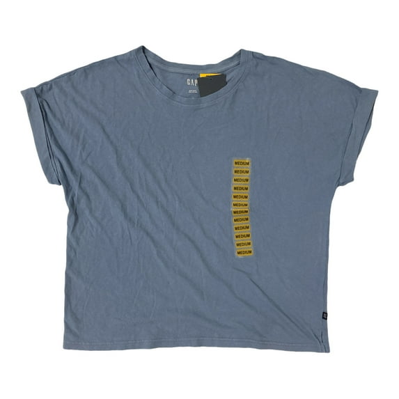 GAP Women's Short Sleeve Relaxed Fit Washed Fashion Tee (Quiet Harbor, XL)