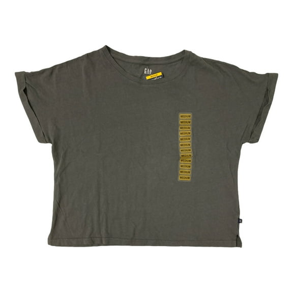 GAP Women's Short Sleeve Relaxed Fit Washed Fashion Tee (Tornado, XXL)