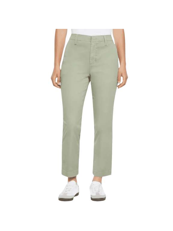 Women's Slim Ankle Pants, Green, 14