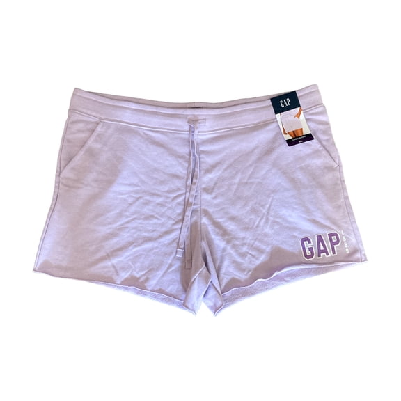GAP Women's Soft Pull On Drawstring Logo 4" Inseam Short (Orchid Petal, XS)
