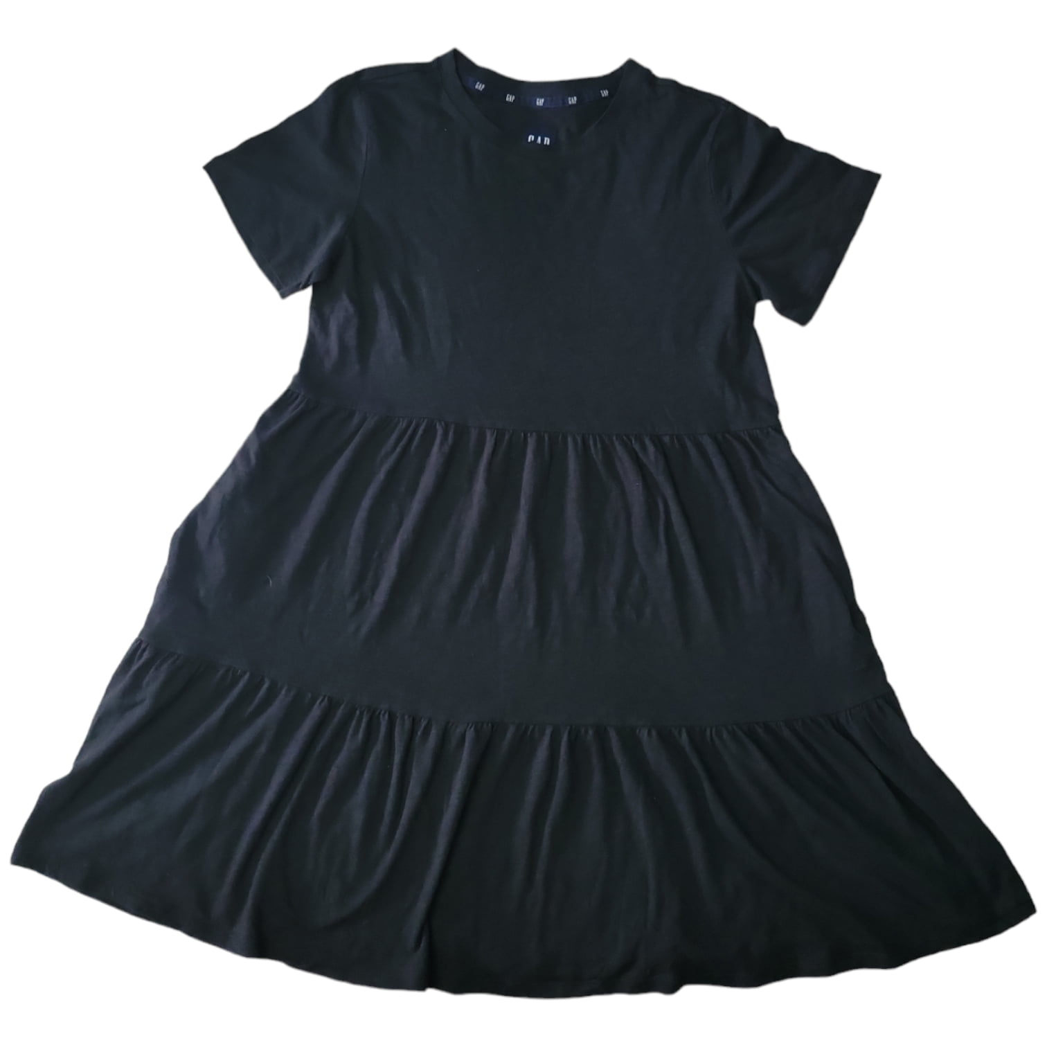 midi black tiered dress Black Ruffle Tiered Cassidy Midi Dress