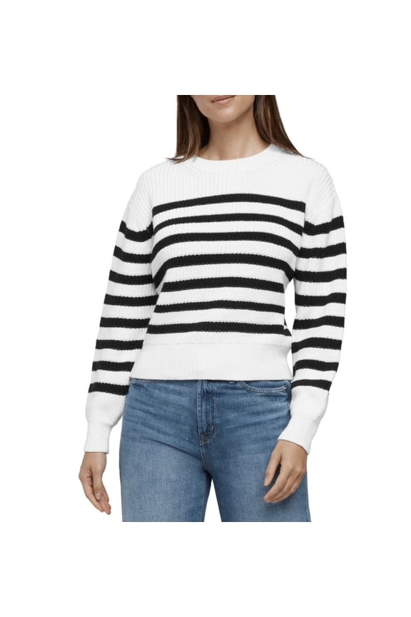 Women's Woven Crewneck Sweater Size S