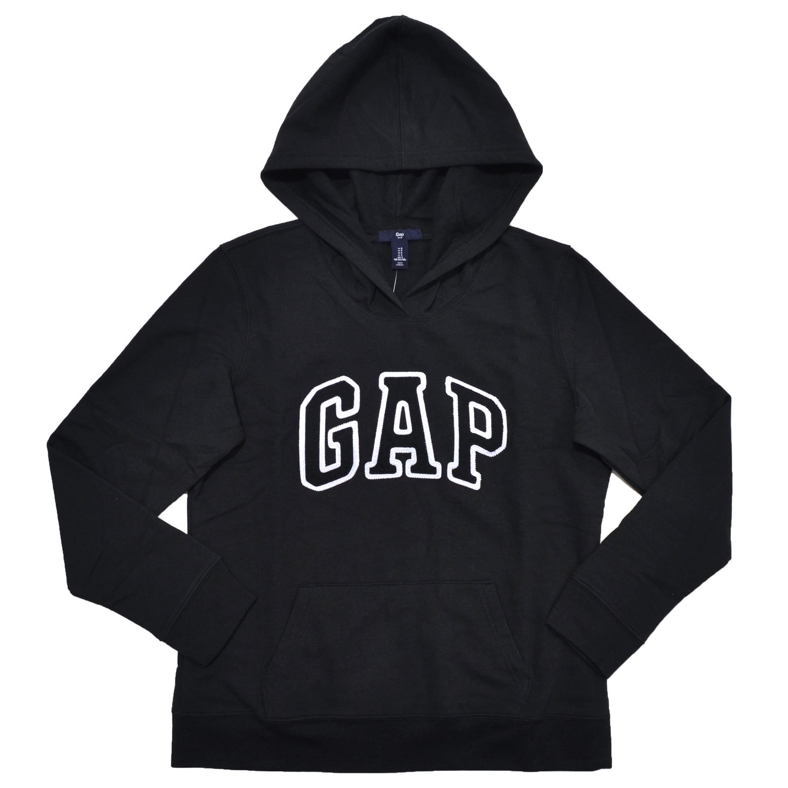 GAP Womens Fleece Arch Logo Pullover Hoodie (XXL, Black) - Walmart.com