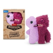 Fuggler Misfit Monsters 9 بوصة Gaptooth Weirdo - لعبة حيوانية محشوة بالوحش القبيح باللونين البنفسجي والأحمر من ZURU