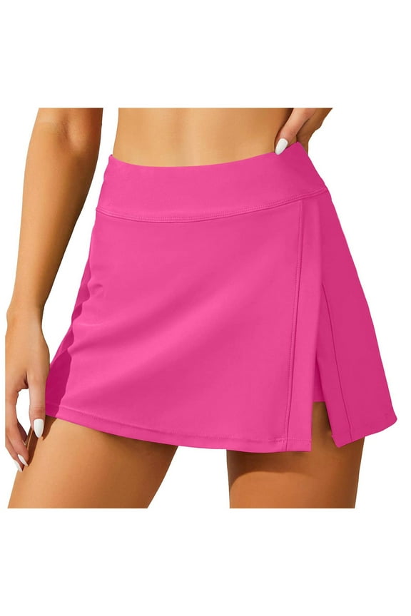 Leakproof Side SplitAdjustable Waist Swim Skirts Swimwear Bottoms (Women's)