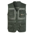 thumbnail image 1 of GAQLIVE Mens Summer Photography Tour Fishing Multi Pocket Vest Vest, 1 of 4