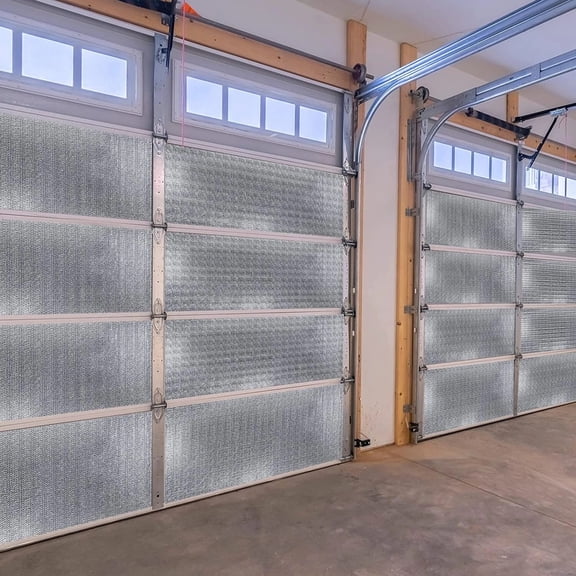 GARAGE DOOR INSULATION KIT PRE-CUT 8 PIECES 24"X60" R8.9 6MM + HEAVY DUTY TAPE