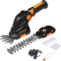 GARCARE Cordless Grass Shears & Hedge Trimmer 2 in 1 with 1.5Ah Li-Ion Battery for Shrub, Garden, Grass and Lawn