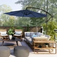 thumbnail image 1 of GARDEN 10 Ft Offset Cantilever Umbrellas for Patio Outdoor Shade, Navy Blue, 1 of 6