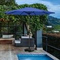 thumbnail image 1 of GARDEN 9 Ft Patio Umbrella w/ Square Plastic Base Included, Royal Blue, 1 of 4