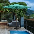 thumbnail image 1 of GARDEN 9 Ft Patio Umbrella w/ Square Plastic Base Included, Turquoise, 1 of 4