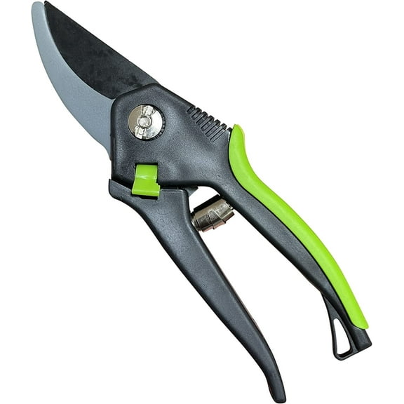 GARDEN GURU Bypass Pruner Elite - High Carbon Steel Bypass Hand Pruner Pruning Shears Scissors Clippers - Comfort Grip Handles - Perfect for Gardening Trimming Pruning