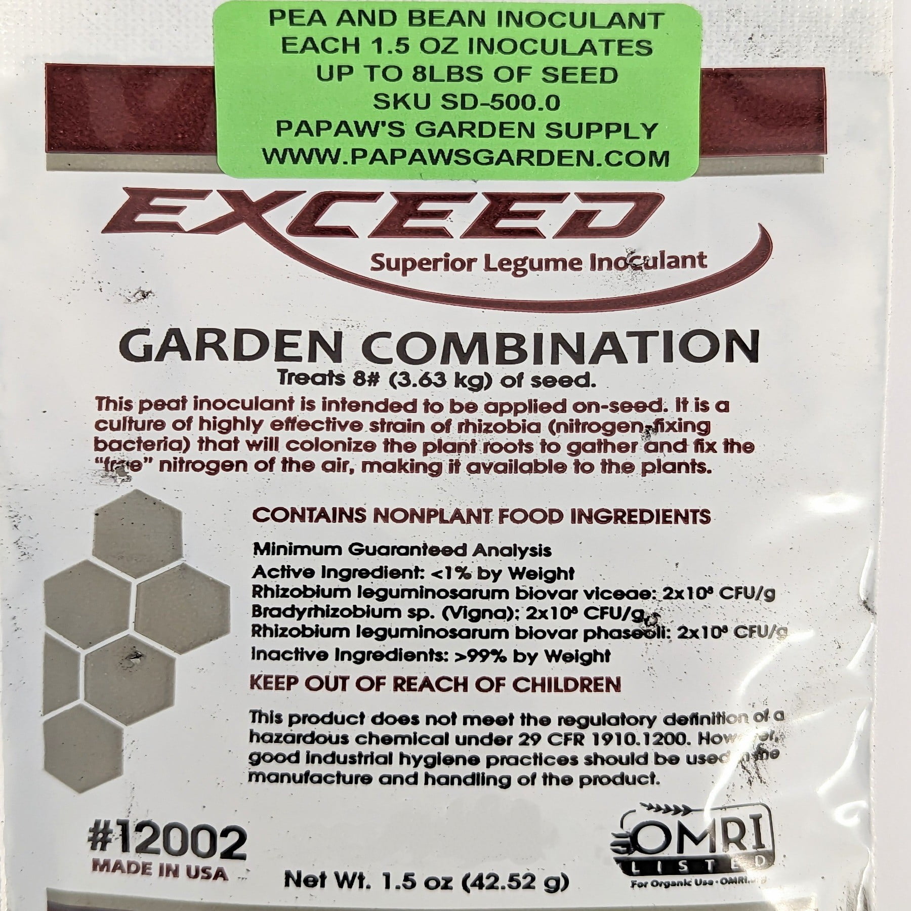 GARDEN INOCULANT FOR PEAS AND BEANS