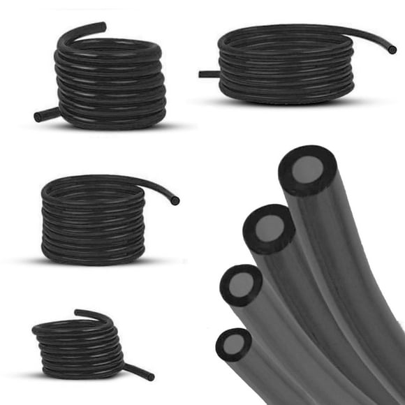 GARDEN SECRETS (4 sizes) Fuel Line Fuel Hose Replacement Fuel Tube for Lawn Mower String Trimmer Chiansaw Blower Generator Power Tools with Small Engine