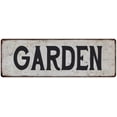 thumbnail image 1 of GARDEN Vintage Look Rustic Metal 8x24 Sign City State 108240041032, 1 of 1