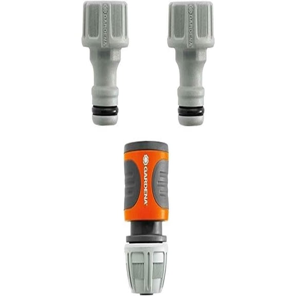 GARDENA connection set: Tap connection set for 13 mm (1/2 Inch) and 15 mm (5/8 Inch) water hose