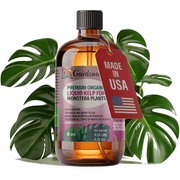 GARDENERA Premium Organic Seaweed & Kelp Superfood for MONSTERA Plants - 8 oz - Liquid Kelp Fertilizer Concentrate Makes 45 Gallons