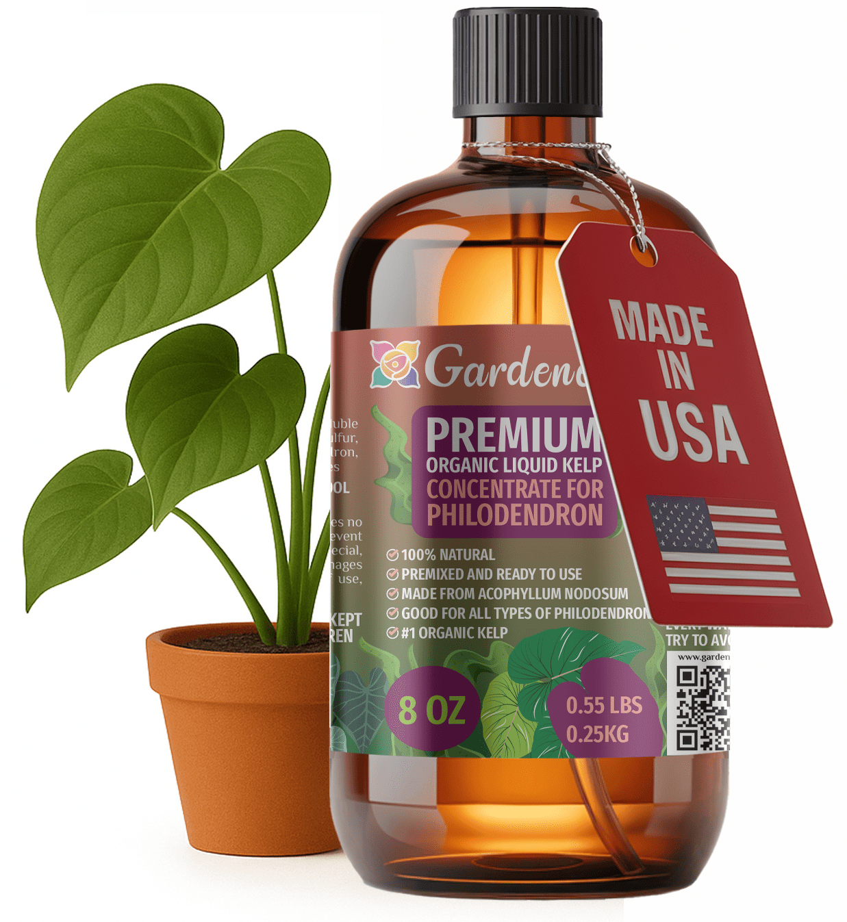Ffe Premium ⭐ GARDENERA Premium Organic Seaweed & Kelp Superfood for Philodendron ...