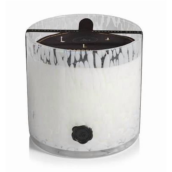 GARDENIA Zodax Apothecary Guild Opal Glass Large 5-Wick Scented Jar Candle - 128 oz