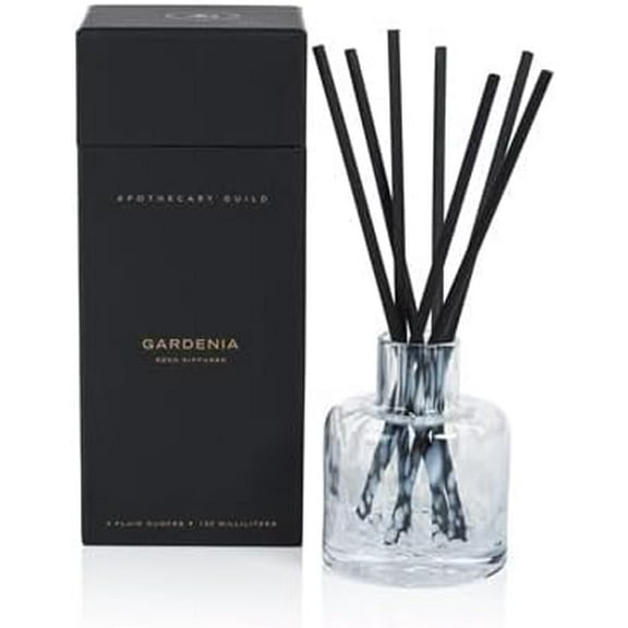 GARDENIA Zodax Apothecary Guild Reed Diffuser - 120 ml - Gift Boxed
