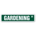 thumbnail image 1 of GARDENING Street Sign flowers rock garden vegetable rose | Indoor/Outdoor |  24" Wide, 1 of 5