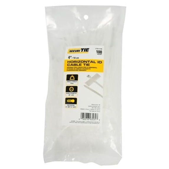 GARDNER BENDER INC 100PK 4" NAT Horiz Tie CTID4-18100