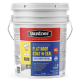 thumbnail image 1 of GARDNER Flat Roof Coat-N-Seal Liquid Rubber Coating, White, 5 Gallon, 1 of 5
