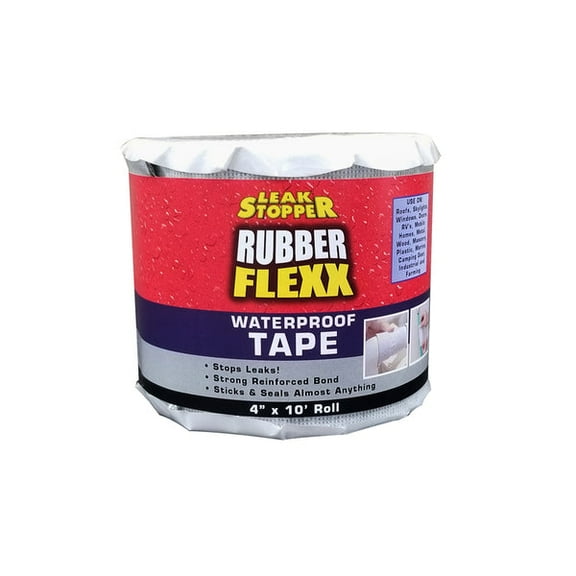 GARDNER-GIBSON Leak Stopper Rubber Flexx White Rubber Polymers Waterproofing and Seam Tape