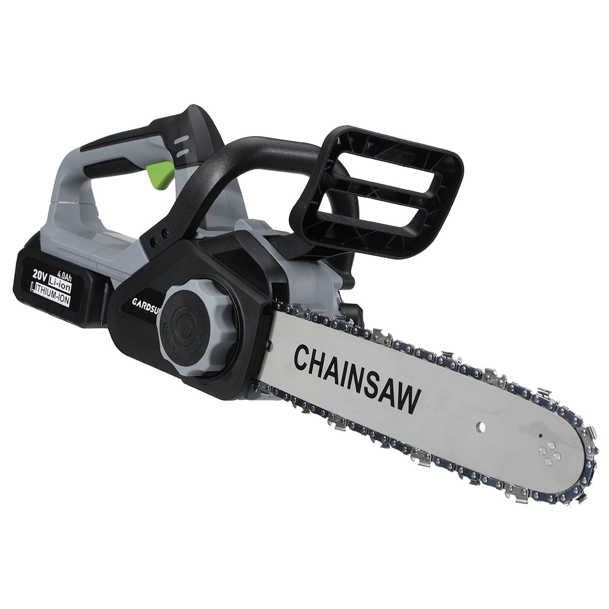 GARDSURE 20V 12 Inch Cordless Chainsaw with One Rechargeable 4.0Ah Battery  Battery Powered Chainsaw Electric Chain Saw for Tree Branches Camping 