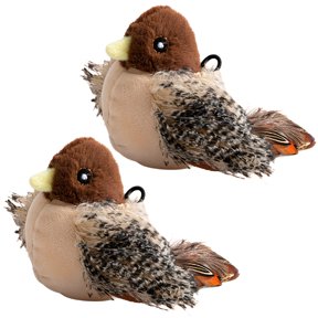 GARDVORA 2Pcs Flapping Bird Cat Toy,Bionic Bird Sounds Cat Bird Toy Flapping,Stimulate Hunting Instinct Bird Cat Toy,Style1