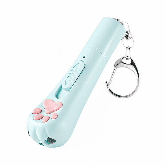 GARDVORA Cat Laser Pointer Toy,Usb Rechargeable Design Laser Pointer Cat Toy,Convenient and Eco-Friendly Laser Light,Blue,8cm