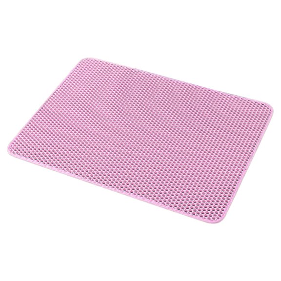 GARDVORA Cat Litter Mat,Durable Eva Material Litter Mat,Washable and Easy to Clean Large Size for Wide Coverage Cat Stuff,22In