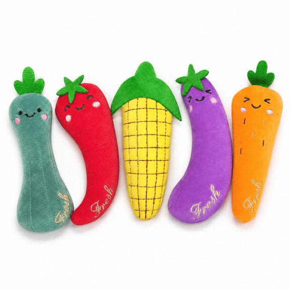 GARDVORA Catnip Cat,5 Pack,Plush Catnip for Indoor Cats Kitten,Interactive Cat Nip Kitty Kicker Chew Safe Teeth Cleaning,Fun Carrot Vegetable Shape