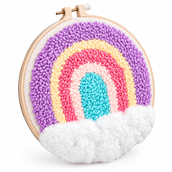 GARDVORA Crochet Animal Kit DIY Knitting Home Poke Crewel Embroidery Material Lovely Design Decorative Handmade Gift