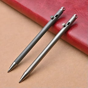 GARDVORA EDC Titanium Pen Ballpoint Outdoor Tactical Pocket Keychain Survival Gadget Tool